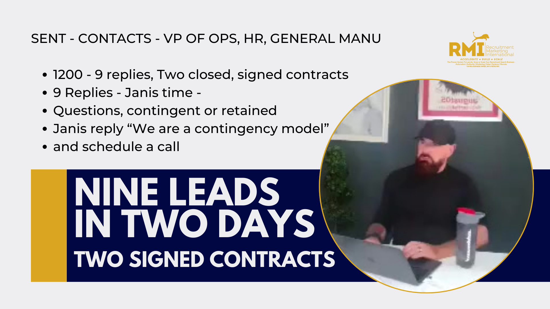 PODCAST 237 – NINE LEADS IN TWO DAYS – TWO SIGNED CONTRACTS